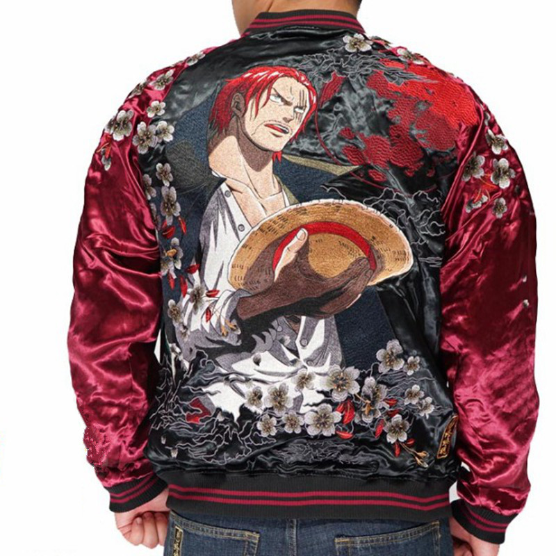 Yokosuka Baseball Coat Embroidered Men's Loose Jacket 2022 New Spring Autumn Fashion Bomber Jacket Casual Baseball Uniform 