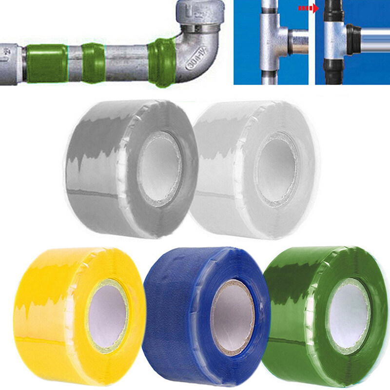 1.5m Strong Waterproof Tape Stop Leak Pipeline Sealing Repair Tape Performance Self Fix Tape Self-adhesive Insulating Duct Tape