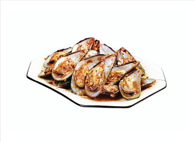 Fried Mussels with Salted Black Beans and Chili Sauce