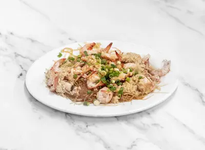 Steamed King Prawns