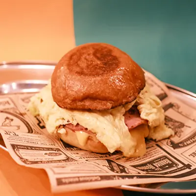 Ham & Egg Burger